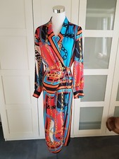 Zara seidiges wickelkleid - wickelkleid,