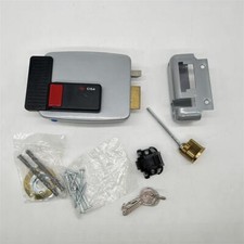 CISA 111610501, Elektroschloss zur Montage, 12 V, lackiert, graues Aluminium, Ei