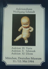 AUKTIONSKATALOG WOLFGANG SCHMIDT UHREN SCHMUCK 1984 ca. 1040 Pos. mit Fotos