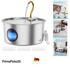 Katzenbrunnen Edelstahl 3,2L