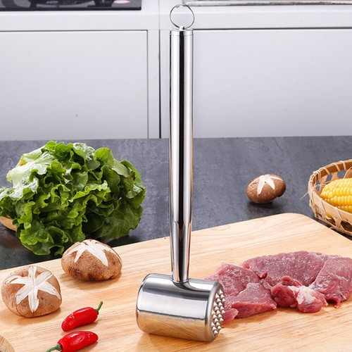 Steakklopfer aus edelstahl - aus,