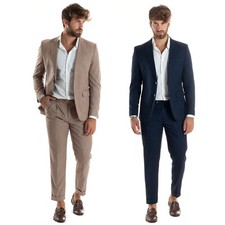 Herrenanzug Maßgeschneidert Einreihig Casual Elegant Verschiedene Farben GIOSAL