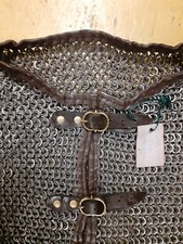 Mytholon David offenes Kettenhemd geölt Blank Larp Mittelalter #13332