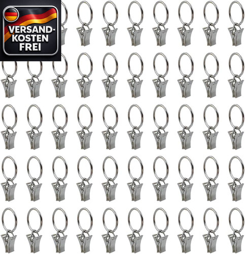 Vorhangringe mit clips - vorhangringe,