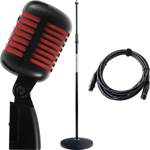 Vintage gesangs mikrofon - gesangs,