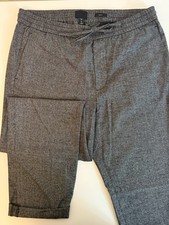 H&M Herren Hose grau schwarz