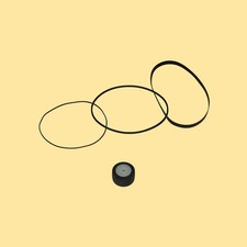 Riemen Andruckrolle = Kit 1