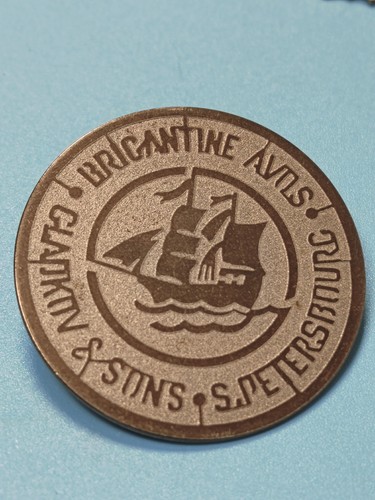 Vintage pin brigantine avis - vintage, st