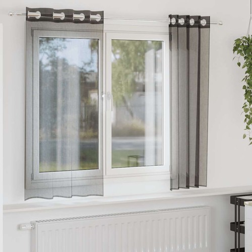2er set vorhang gardinen sheer - set,