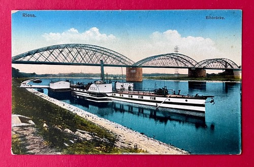 Riesa 1910 elbebrücke - 1910,