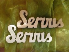 Dekoration schriftzug servus - schriftzug,