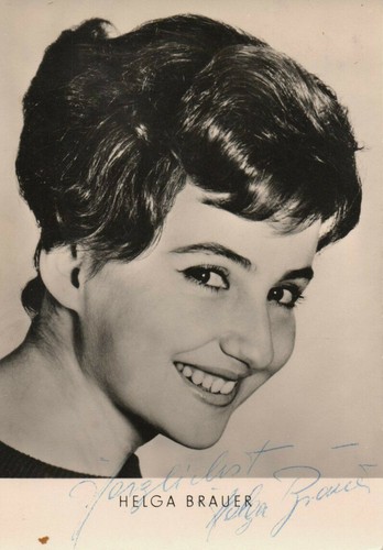 Autogramm helga brauer ddr - brauer-,