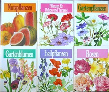 Moewig Pflanzensachbücher, Heilpflanzen/Rosen/Gartenblumen/Nutzpflanzen/Balkon