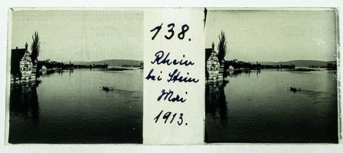 Stereo foto stein rhein - foto,