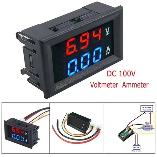 Digital voltmeter amperemeter - digital,