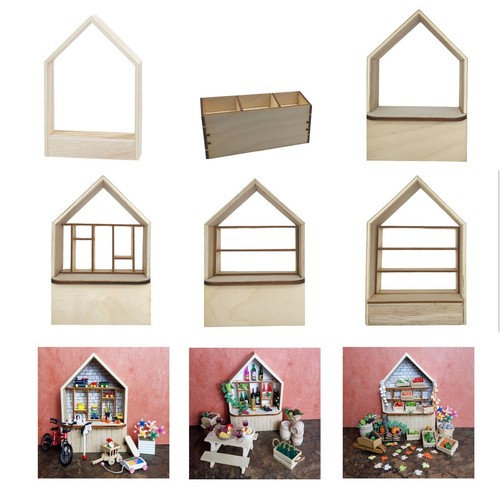 Miniatur marktstand - miniatur,