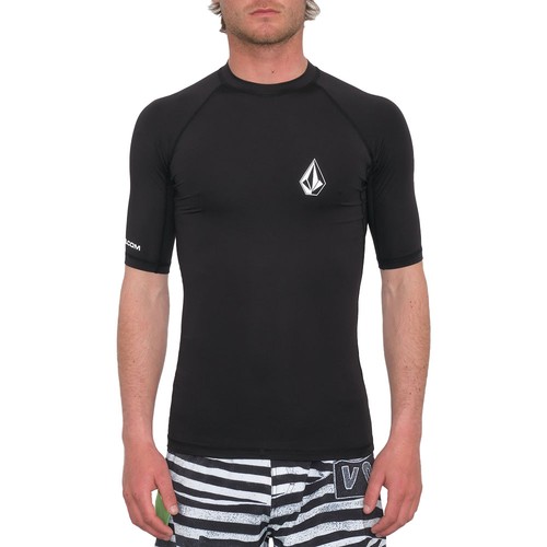 Volcom lido rashguard black - volcom,
