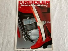 original KREIDLER  Prospekt 1981 Die neue 80 er Mustang