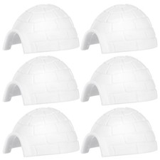  6 Pcs Mini Iglu Spielzeug