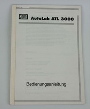 Jobo Autolab ATL 3000 originale deutsche Bedienungsanleitung, Instructions 19625
