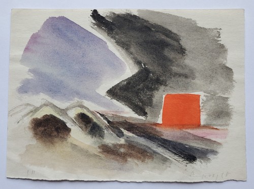 Gemälde aquarell tusche - aquarell,