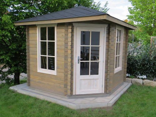 Eck gartenhaus blockhaus - 5-eck,