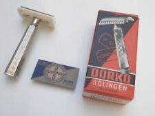 DORKO SOLINGEN Vintage Antiker Rasierer DE Safety Razor 3 Pcs Shaver from NOS!