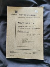 HIRTH Motoren Anweisung O 4