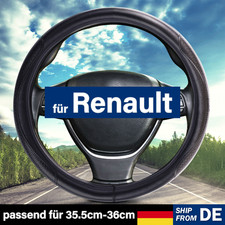 Für Renault Twingo Lenkradhülle Lenkradbezug Echtleder Lenkrad Bezug Ø 35,5-36cm