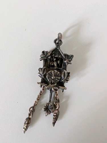 Antiker 800 silber anhänger - silber,
