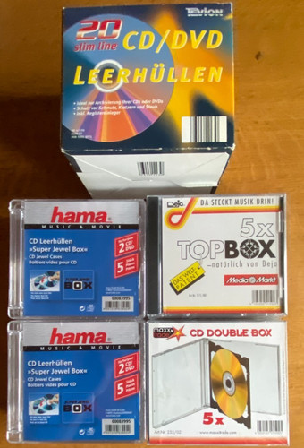 Dvd leerhüllen konvolut - 40,