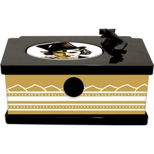 Vintage-Plattenspieler: Rätselhafter Schimmer-Goldene 20er