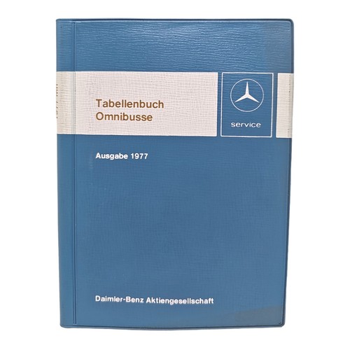 Tabellenbuch omnibusse - tabellenbuch,