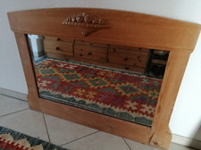 Antiker alter Kommodenspiegel, Kommodenaufsatz, Spiegel