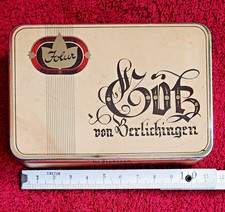 Alte Zigarren-Blechdose „Götz von Berlichingen“