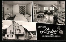 Ansichtskarte Immendingen /Baden, Innenansicht vom Gasthof Linde 