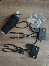 Datona Fahrradlift Deckenlift Fahrradaufhängung Seilzugsystem verstärkt 50 kg