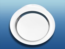 Abluft Tellerventil Deckenventil Deckeneinbauventil Klassik Metall weiß 