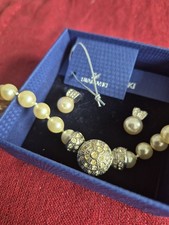 Original Swarovski Kette Und Ohrring Set 1062610 NEU !