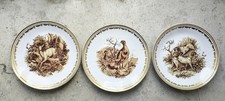 3 Porzellan Sammelteller von Lichte-Fine China. Made In GDR. Ø 19,5 cm.