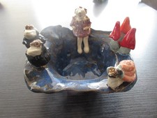 Rosenkugel Keramik Handarbeit