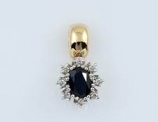Anhänger Saphir Diamant