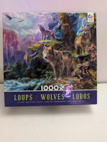 Wolves forest 1000 piece - forest,