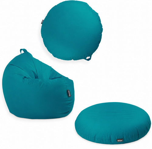 Sitzsack 100cm petrol mit - petrol,