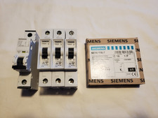 5x Siemens Sicherung Automat 5SY4 116-7, 5SX21, 5SY61, C10 C16 Konvolut neu