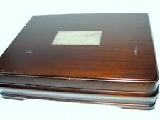 Besteckschatulle Mahagoni BUTLER England Silberbesteck plated viktorianisch 48tl