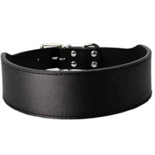 Breites Leder Hundehalsband