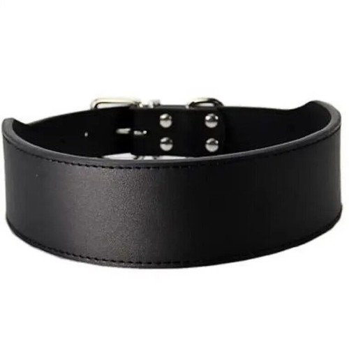 Breites leder hundehalsband - breites,