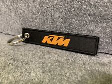 1 Stück KTM Schlüsselanhänger Schwarz-Orange Extra Schneller Versand Aus ??