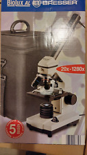 Neuwertiges BRESSER BIOLUX AL MICROSCOPE. 20X-1280. PC OCULAR USB CAMERA